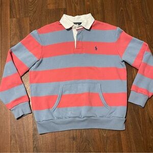 Polo Ralph Lauren Pocket Fleece Rugby Sweatshirt Size M